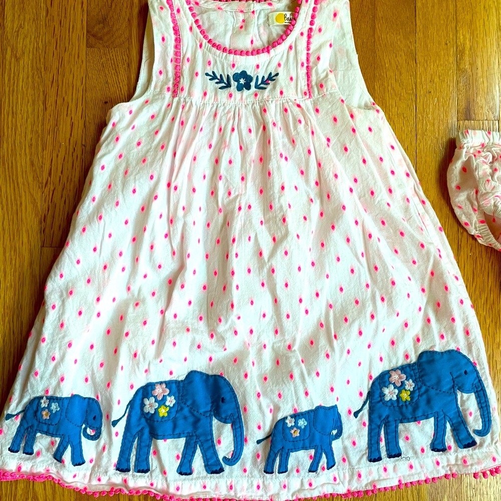 Baby Boden Elephant Dress